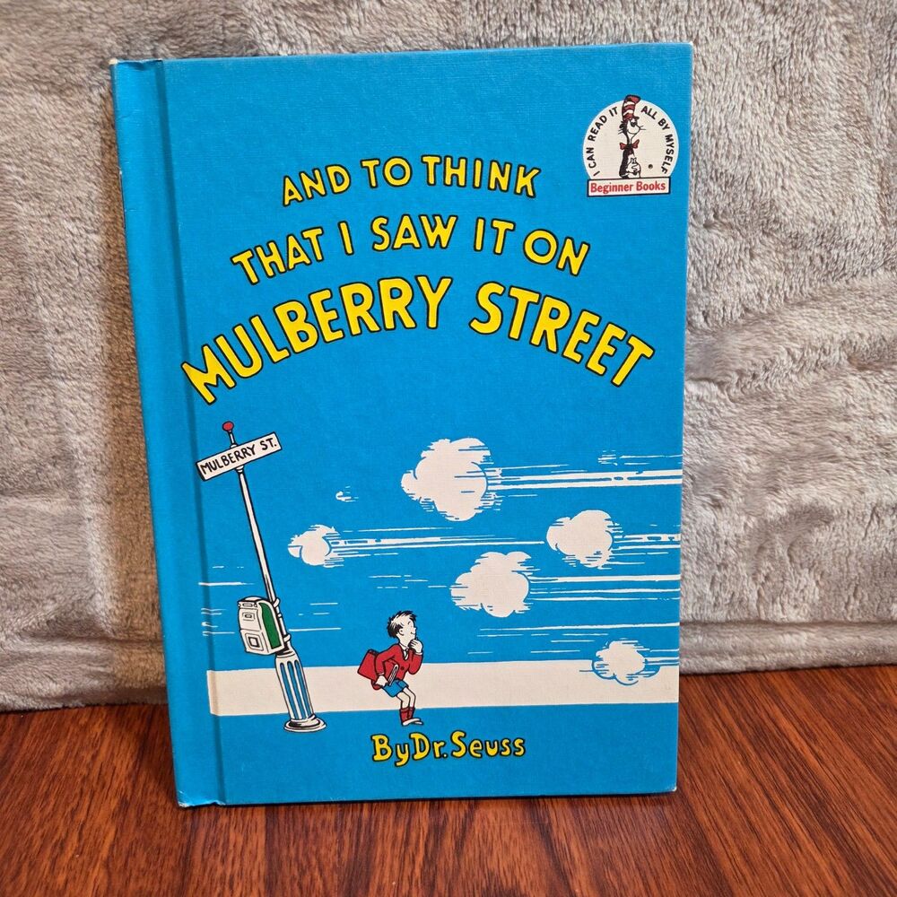 Dr Seuss And to Think That I Saw It on Mulberry Street Book Club HC 1990